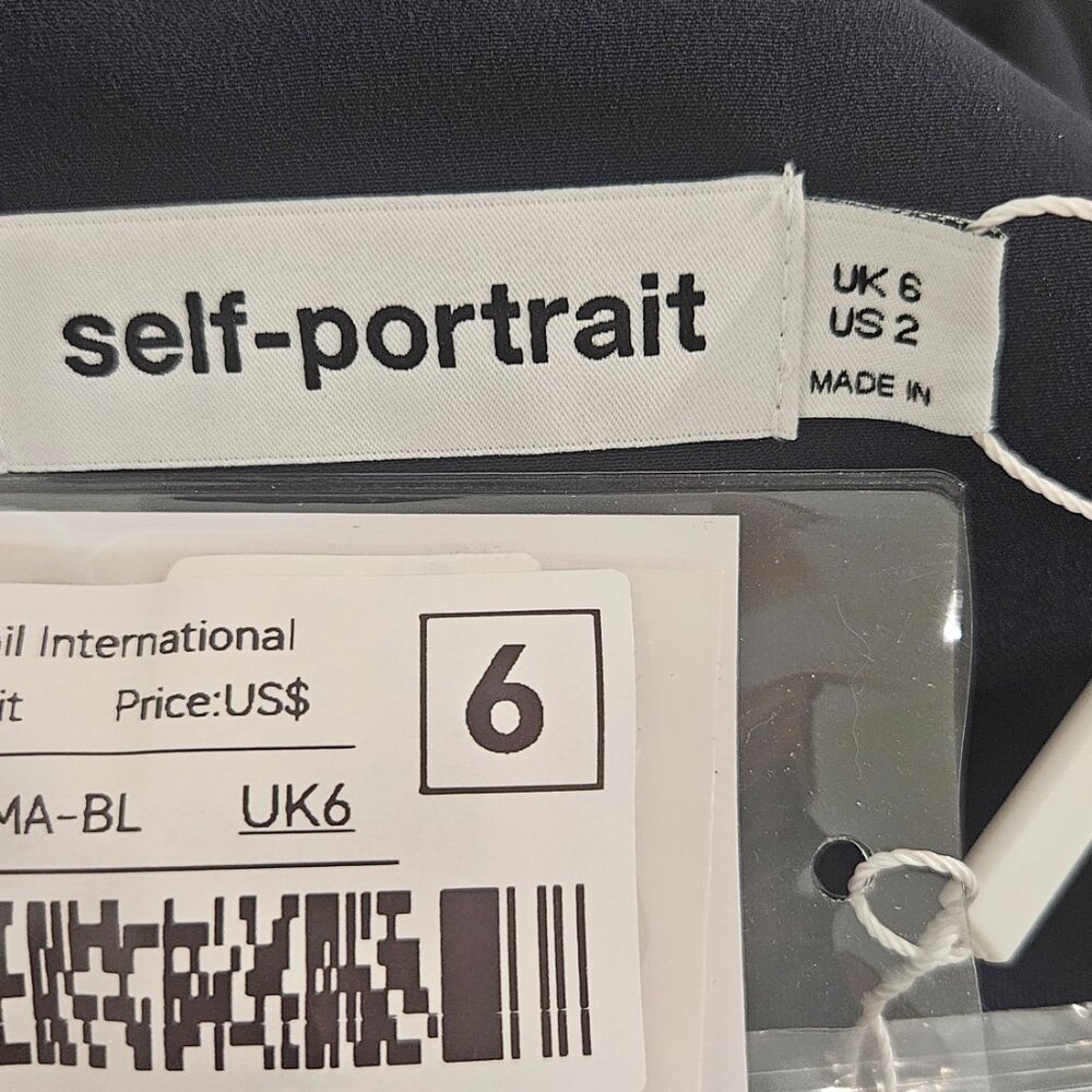 New Self Portrait Midi Dress Size 2 US - Picture 4 of 4